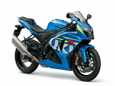 Best 2009-2016 Suzuki GSXR 1000 Motorcycle Fairing Kits - Blue Green White UK