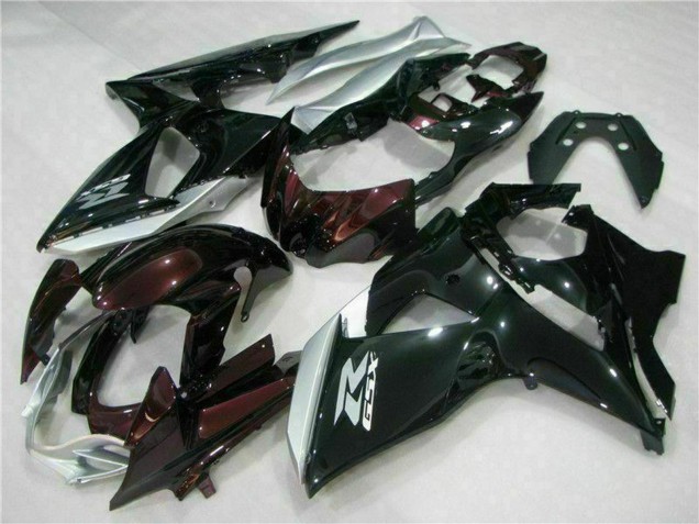 2009-2016 Suzuki GSXR 1000 Motorcycle Fairings - Glossy Black Silver White UK