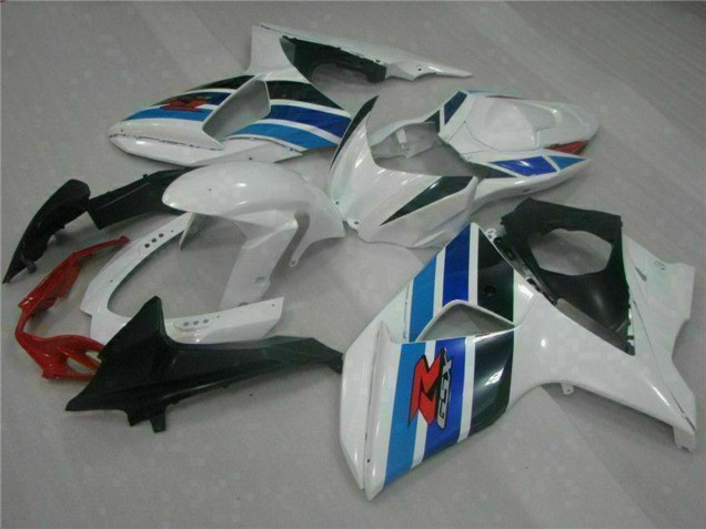 2009-2016 Suzuki GSXR 1000 Full Motorcycle Fairings - White Blue Black UK