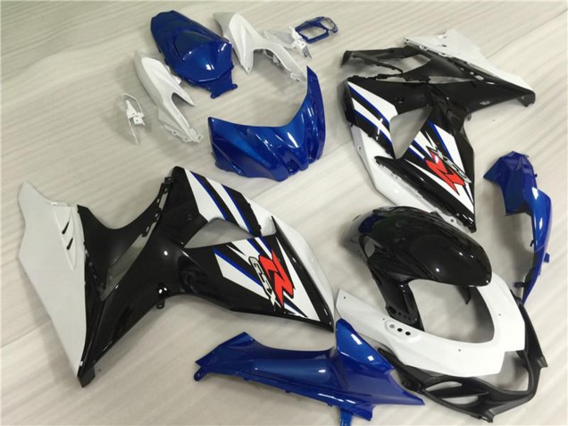 2009-2016 Suzuki GSXR 1000 Full Motorcycle Fairing Kits - White Blue Black UK