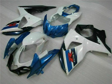 Best 2009-2016 Suzuki GSXR 1000 Abs Fairings Kits - White Blue Black UK