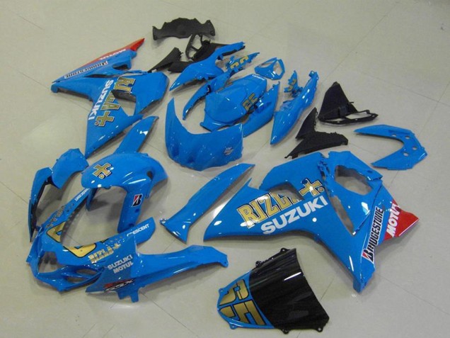2009-2016 Suzuki GSXR 1000 Motorcycle Fairings - Blue Gold Rizla Motul UK