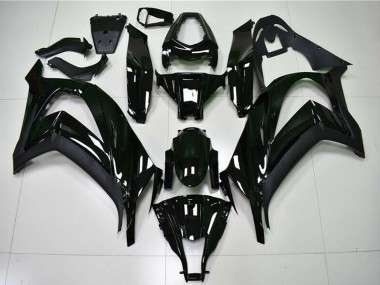 Best 2011-2015 Kawasaki ZX10R Motorcycle Fairings - Glossy Black UK
