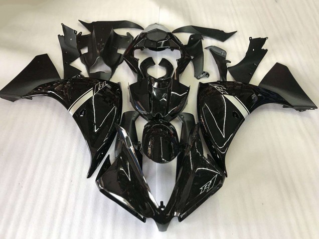 2012-2014 Yamaha YZF R1 Motorcycle Fairings - Glossy Black UK