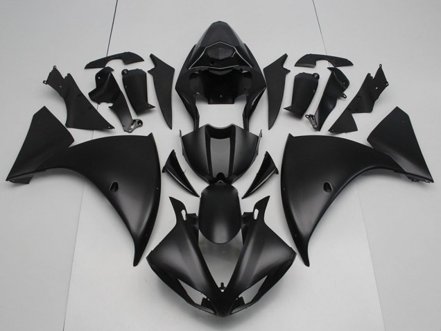 2012-2014 Yamaha YZF R1 Motorcycle Fairings - Matte Black UK