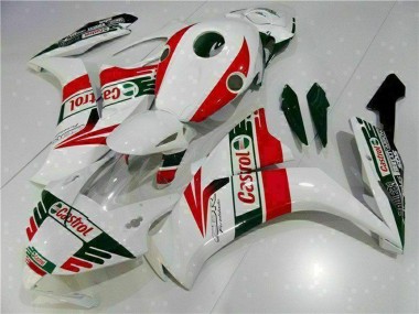 Best 2012-2016 Honda CBR1000RR Motorcycle Fairing - White Red Green Castrol UK