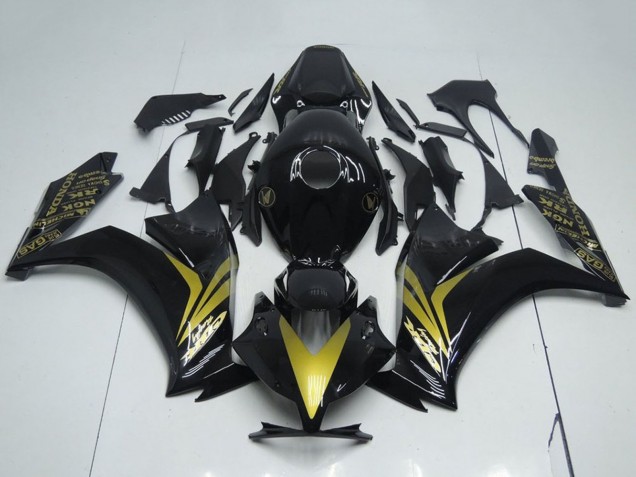 2012-2016 Honda CBR1000RR Motorcycle Fairings - Glossy Black Gold UK