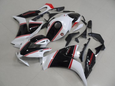 Best 2012-2016 Honda CBR1000RR Motorcycle Fairing - White Red Glossy Black Stripe UK