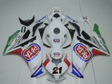 Best 2012-2016 Honda CBR1000RR Motorcycle Fairings - White Red Blue Green Pata 21 UK