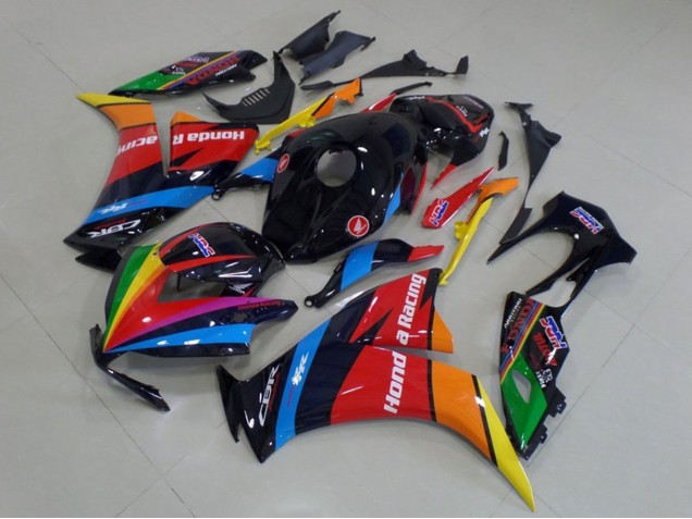 2012-2016 Honda CBR1000RR Motorcycle Fairings - Blue Red Yellow Green Glossy Black Rainbow UK