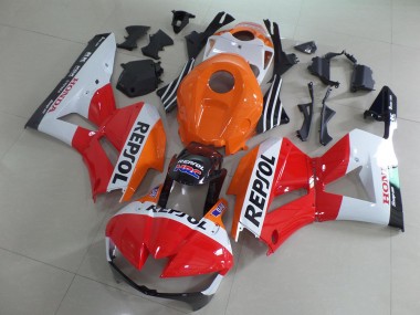Best 2013-2023 Honda CBR600RR Motorcycle Fairing Kits - Orange White Red Glossy Black Repsol UK
