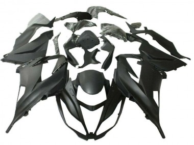 Best 2013-2018 Kawasaki ZX6R Motorcycle Fairing Kits - Matte Black UK