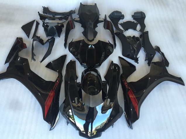 2015-2019 Yamaha YZF R1 Motorcycle Fairings - Glossy Black Red UK
