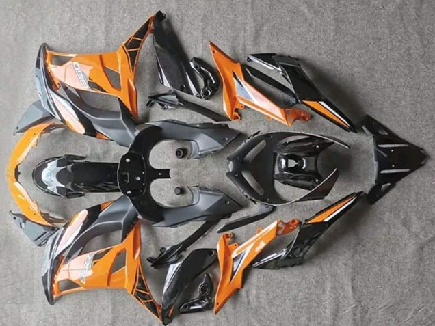 2017-2019 Kawasaki EX650 Motorcycle Fairings - Orange Black UK