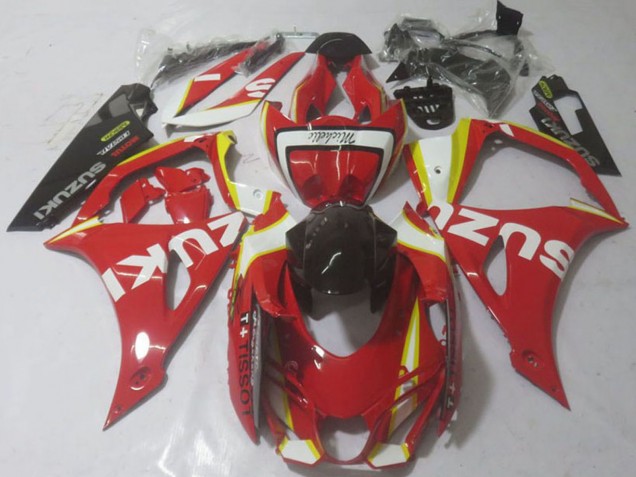 2017-2024 Suzuki GSXR 1000 Motorcycle Fairings - Red Yellow White UK