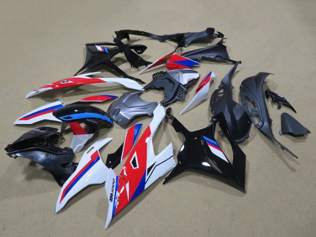 2019-2022 BMW S1000RR Motorcycle Fairing - Black White Red Blue UK