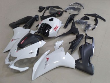 Best 2012-2018 Aprilia RS4 50 125 Motorcycle Fairings - White Matte Black UK