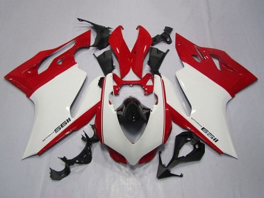Best 2011-2014 Ducati 1199 Motorcycle Fairings - White Red Black UK