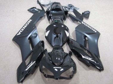 Best 2004-2005 Honda CBR1000RR Motorcycle Fairings - Glossy Black Matte Black White Decals UK