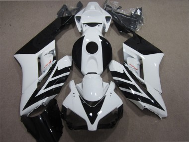 Best 2004-2005 Honda CBR1000RR Motorcycle Fairing - White Glossy Black Stripe UK