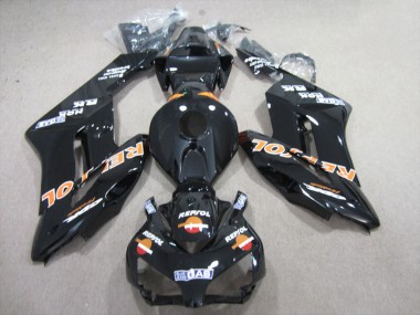 Best 2004-2005 Honda CBR1000RR Motorcycle Fairings - Glossy Black Orange Repsol UK
