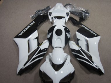Best 2004-2005 Honda CBR1000RR Motorcycle Fairings - White Glossy Black Stripe UK