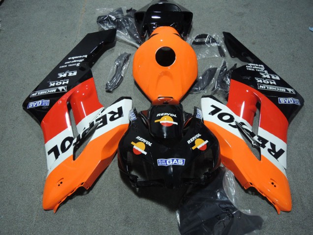 2004-2005 Honda CBR1000RR Abs Fairing Kits - Orange White Red Glossy Black Repsol UK