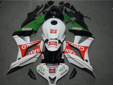 Best 2004-2005 Honda CBR1000RR Motorcycle Fairings - White Red Green Glossy Black San Carlo Castrol UK