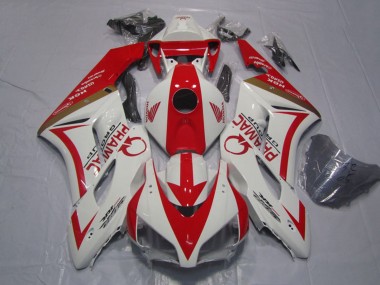 Best 2004-2005 Honda CBR1000RR Motorcycle Fairings - White Red Pramac UK