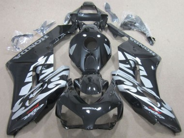 Best 2004-2005 Honda CBR1000RR Motorcycle Fairings - Glossy Black Silver UK