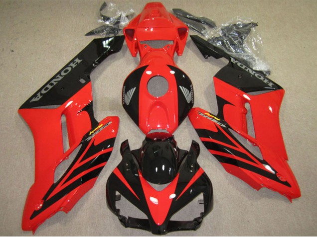 2004-2005 Honda CBR1000RR Motorcycle Fairings - Red Glossy Black Fireblade UK