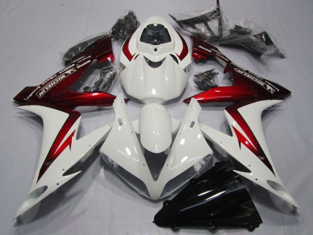 2004-2005 Honda CBR1000RR Motorcycle Fairings - White Red UK