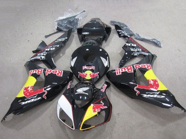 Best 2006-2007 Honda CBR1000RR Motorcycle Fairings - Glossy Black Yellow White Red Bull UK
