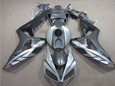 Best 2006-2007 Honda CBR1000RR Motorcycle Fairings - Silver Grey Matte Black Fireblade UK