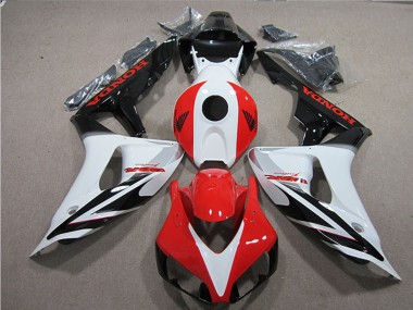 Best 2006-2007 Honda CBR1000RR Motorcycle Fairings - White Red Glossy Black Fireblade UK
