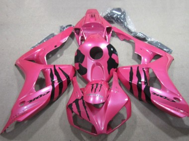 Best 2006-2007 Honda CBR1000RR Motorcycle Fairings - Pink Black Monster UK