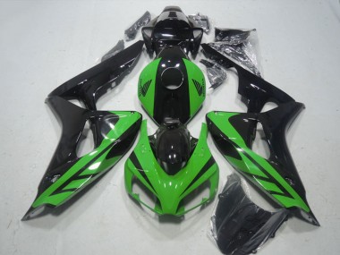 Best 2006-2007 Honda CBR1000RR Motorcycle Fairing - Green Glossy Black UK