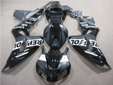 Best 2006-2007 Honda CBR1000RR Motorcycle Fairings - Glossy Black Grey White Repsol UK
