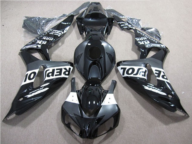 2006-2007 Honda CBR1000RR Motorcycle Fairings - Glossy Black Grey White Repsol UK