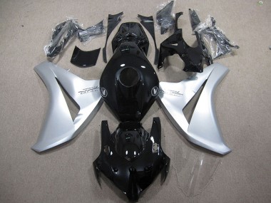 Best 2008-2011 Honda CBR1000RR Motorcycle Fairings - Silver Glossy Black Fireblade UK