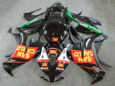 Best 2012-2016 Honda CBR1000RR Motorcycle Fairings - Red Green Yellow Glossy Black San Carlo UK