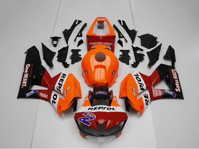 2012-2016 Honda CBR1000RR Motorcycle Fairings - Orange White Red Glossy Black Repsol 2 UK