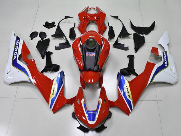 2017-2023 Honda CBR1000RR Motorcycle Fairing - White Red Blue HRC UK
