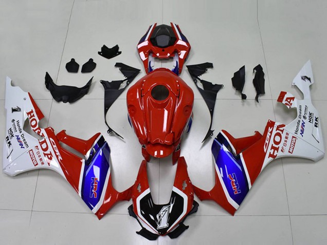 2017-2023 Honda CBR1000RR Motorcycle Fairing - White Red Blue Black HRC UK