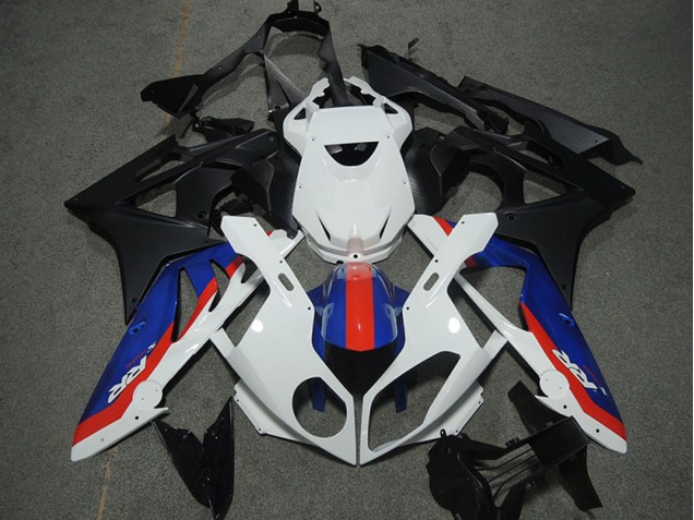 2003-2004 Honda CBR600RR Motorcycle Fairings - White Red Blue Matte Black UK