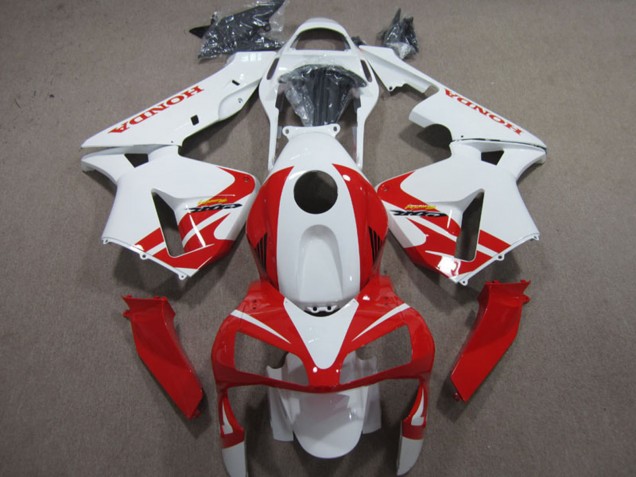 2003-2004 Honda CBR600RR Motorcycle Fairings - White Red UK