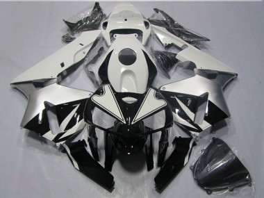 Best 2005-2006 Honda CBR600RR Motorcycle Fairings Kits - White Black UK