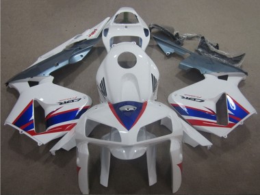 Best 2005-2006 Honda CBR600RR Motorcycle Fairings - White Blue Red Silver UK