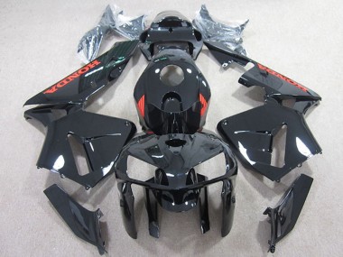 Best 2005-2006 Honda CBR600RR Motorcycle Fairings - Black with Red UK