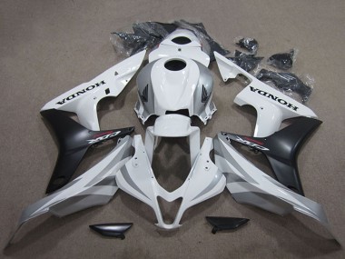Best 2007-2008 Honda CBR600RR Bike Fairings - White Matte Black UK